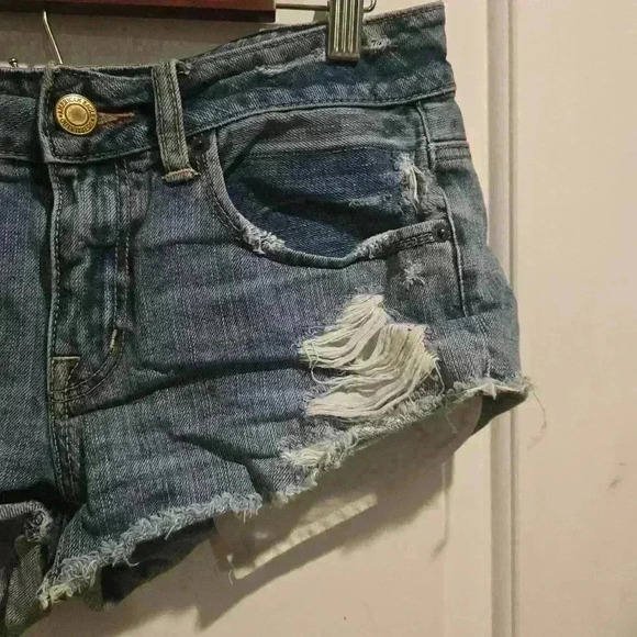 P7015 american eagle short shorts distressed size30in - Picture 3 of 8
